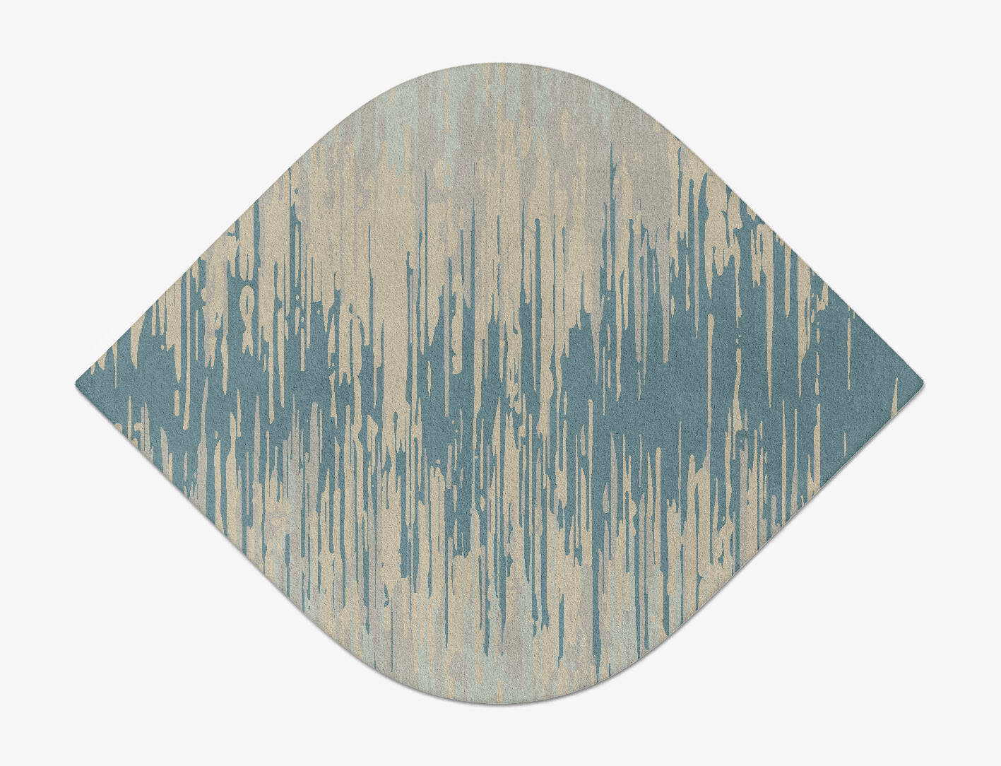 Movement Gradation Ogee Hand Tufted Pure Wool Custom Rug by Rug Artisan