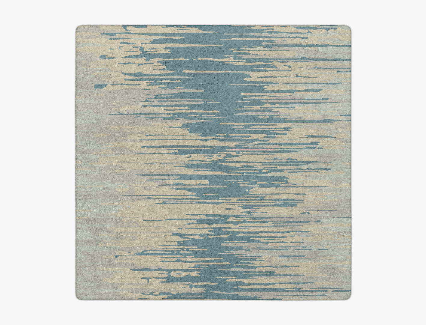 Movement Gradation Square Hand Tufted Pure Wool Custom Rug by Rug Artisan
