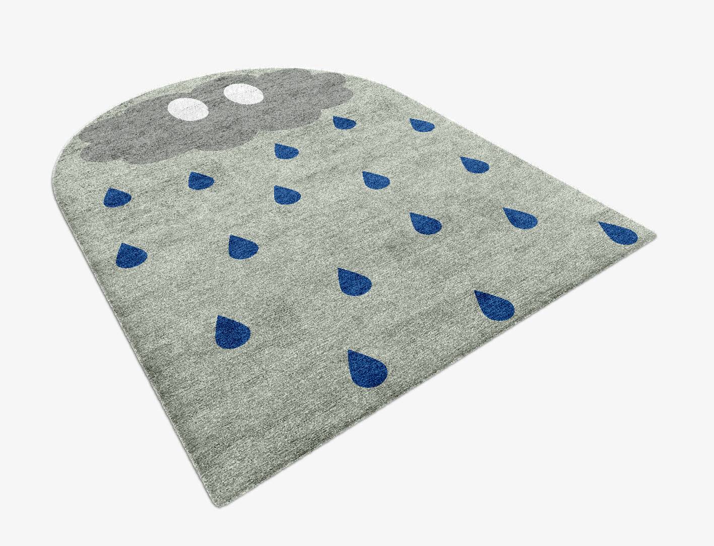 Mr Cloud Kids Arch Hand Knotted Bamboo Silk Custom Rug by Rug Artisan