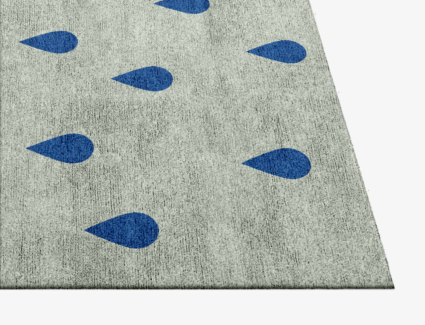 Mr Cloud Kids Square Hand Knotted Bamboo Silk Custom Rug by Rug Artisan