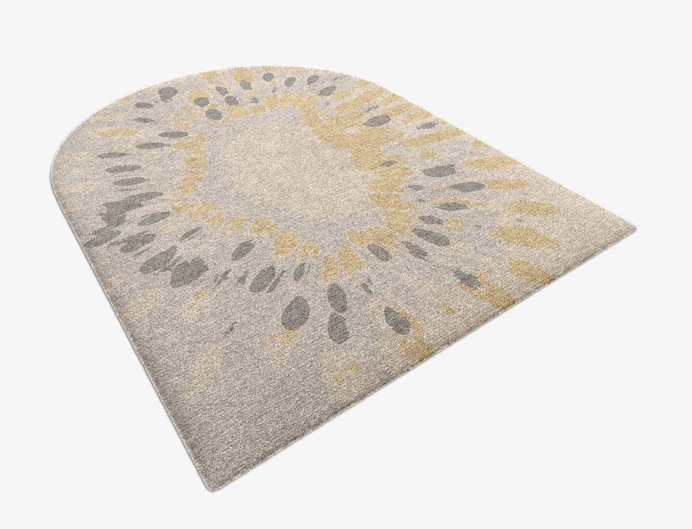 Mucogee Abstract Arch Hand Knotted Tibetan Wool Custom Rug by Rug Artisan
