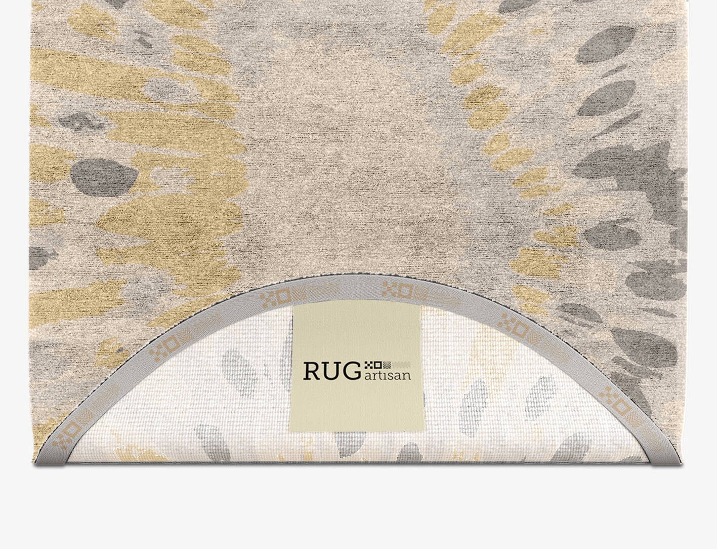 Mucogee Abstract Capsule Hand Knotted Bamboo Silk Custom Rug by Rug Artisan