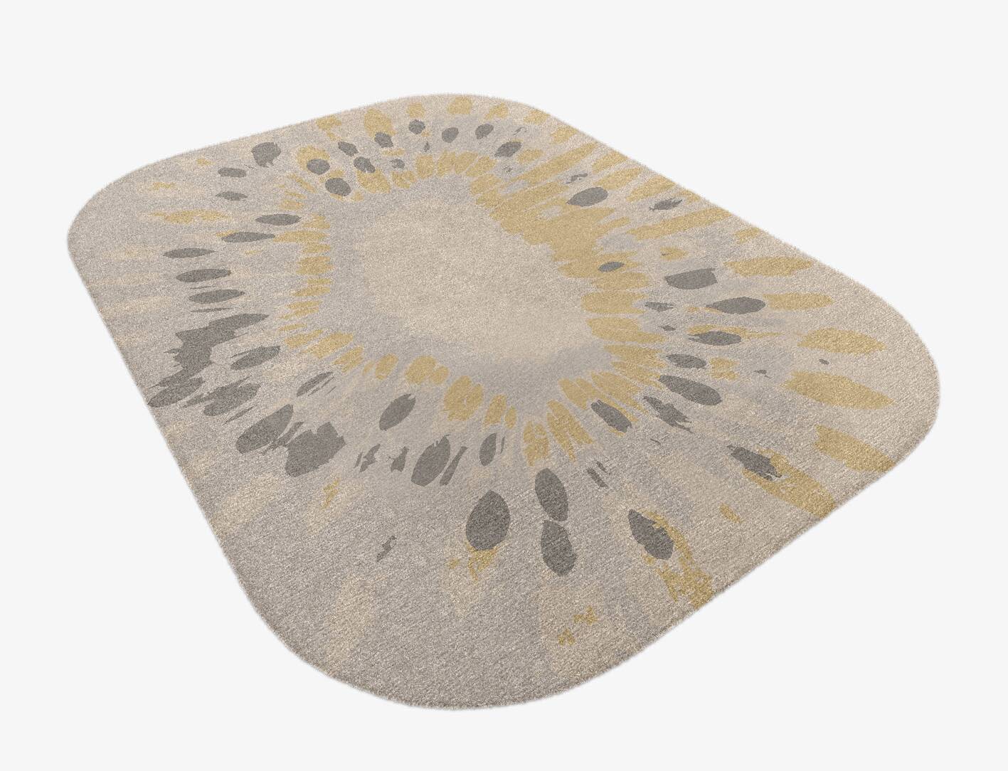 Mucogee Abstract Oblong Hand Knotted Tibetan Wool Custom Rug by Rug Artisan