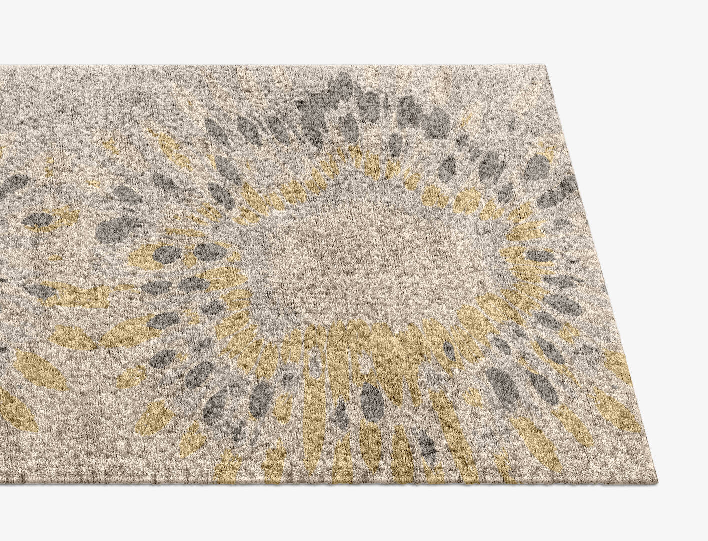 Mucogee Abstract Runner Hand Knotted Bamboo Silk Custom Rug by Rug Artisan