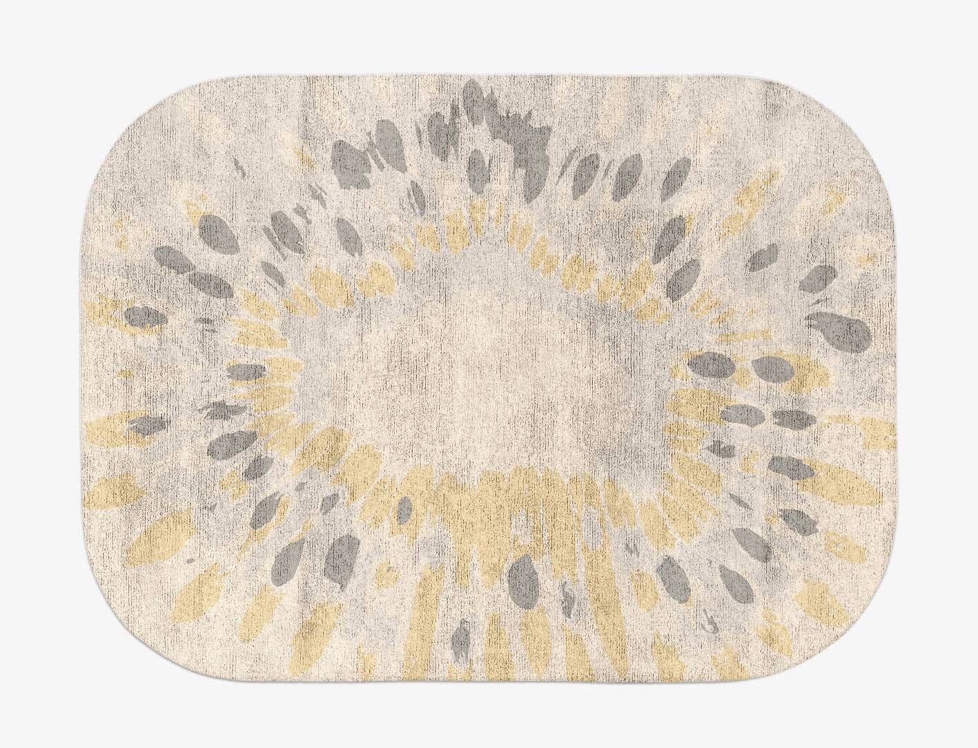 Mucogee Abstract Oblong Hand Tufted Bamboo Silk Custom Rug by Rug Artisan