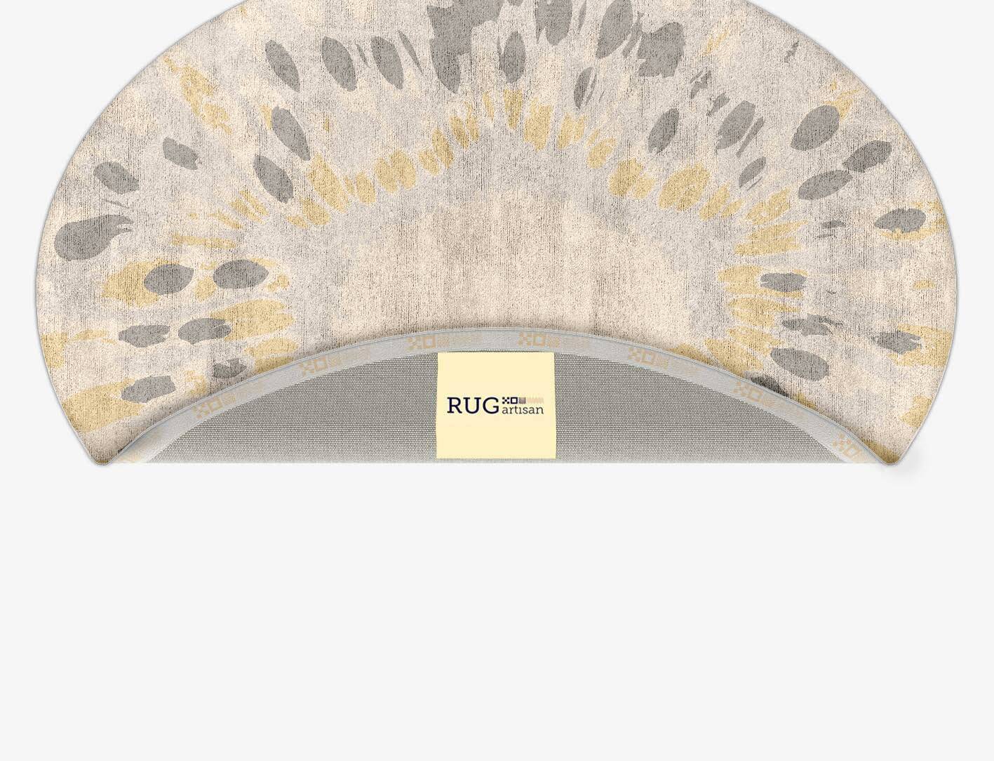 Mucogee Abstract Oval Hand Tufted Bamboo Silk Custom Rug by Rug Artisan