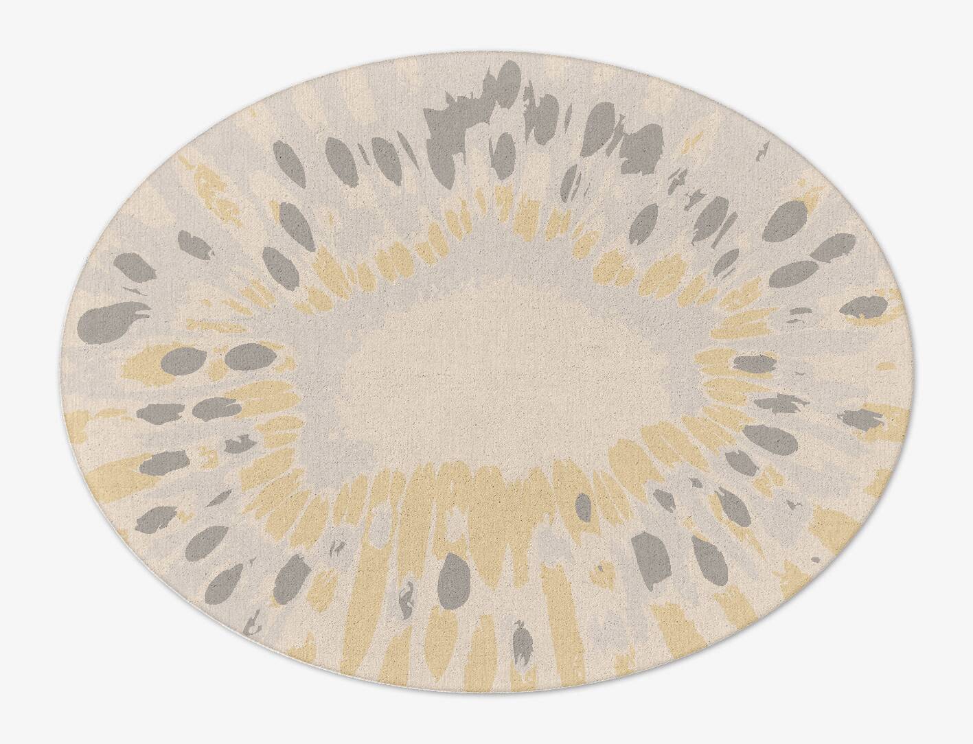 Mucogee Abstract Oval Hand Tufted Pure Wool Custom Rug by Rug Artisan