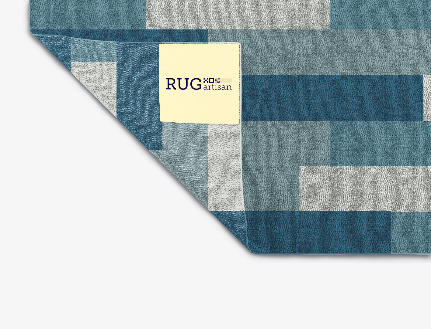 Muralis Geometric Rectangle Flatweave New Zealand Wool Custom Rug by Rug Artisan