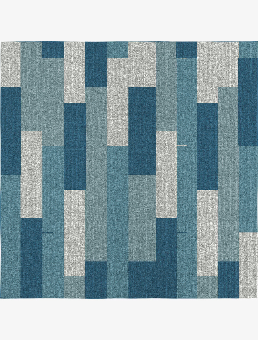 Muralis Geometric Square Flatweave New Zealand Wool Custom Rug by Rug Artisan