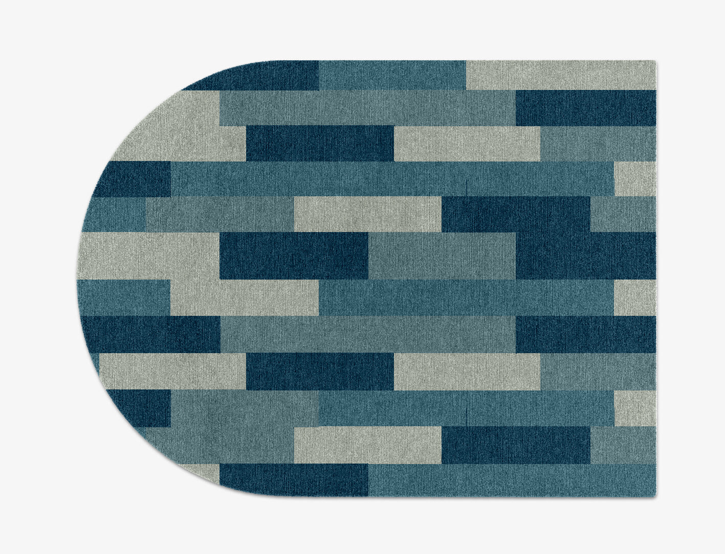 Muralis Geometric Arch Hand Knotted Tibetan Wool Custom Rug by Rug Artisan