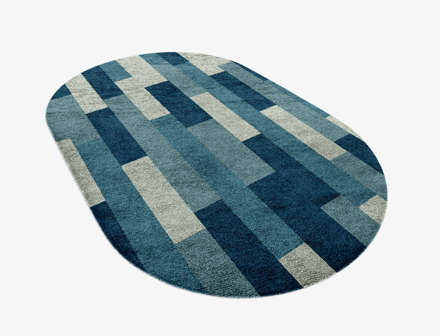 Muralis Geometric Capsule Hand Knotted Bamboo Silk Custom Rug by Rug Artisan