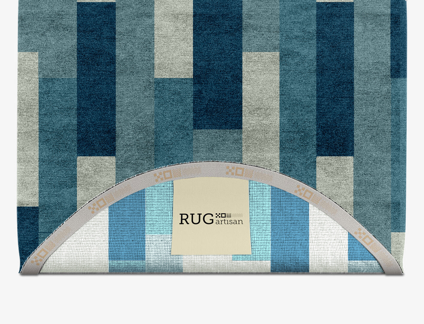 Muralis Geometric Capsule Hand Knotted Bamboo Silk Custom Rug by Rug Artisan