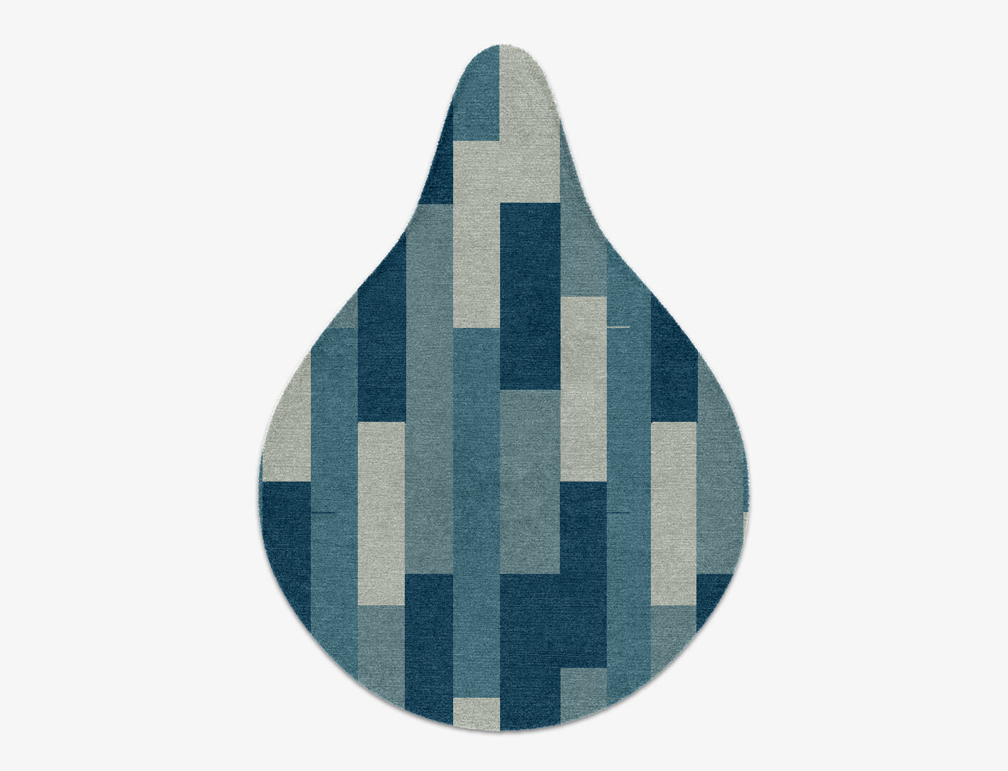 Muralis Geometric Drop Hand Knotted Tibetan Wool Custom Rug by Rug Artisan