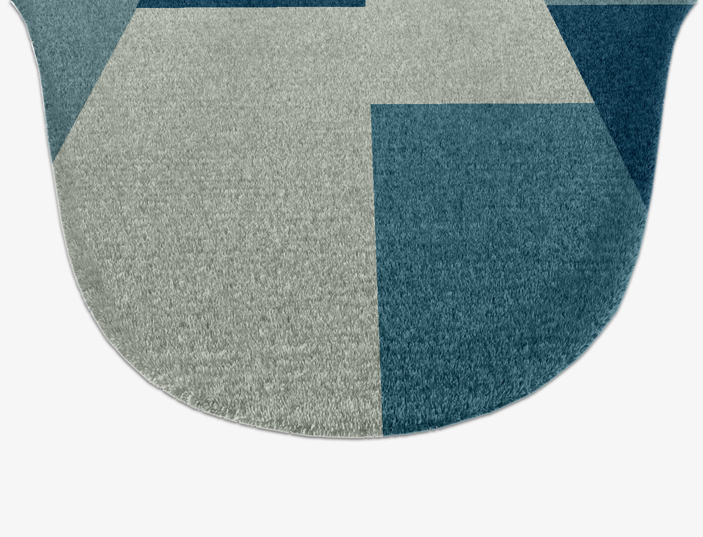 Muralis Geometric Drop Hand Knotted Tibetan Wool Custom Rug by Rug Artisan
