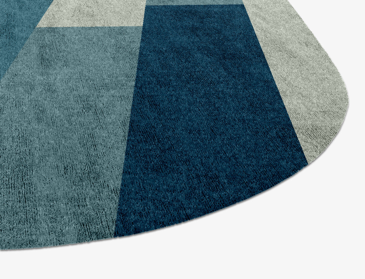 Muralis Geometric Eight Hand Knotted Bamboo Silk Custom Rug by Rug Artisan