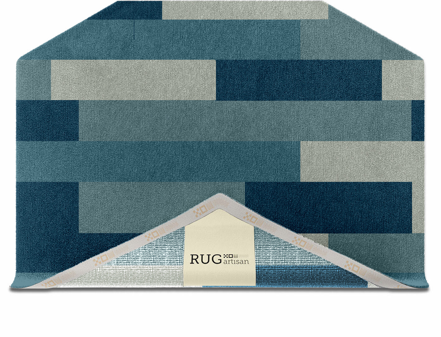 Muralis Geometric Hexagon Hand Knotted Tibetan Wool Custom Rug by Rug Artisan