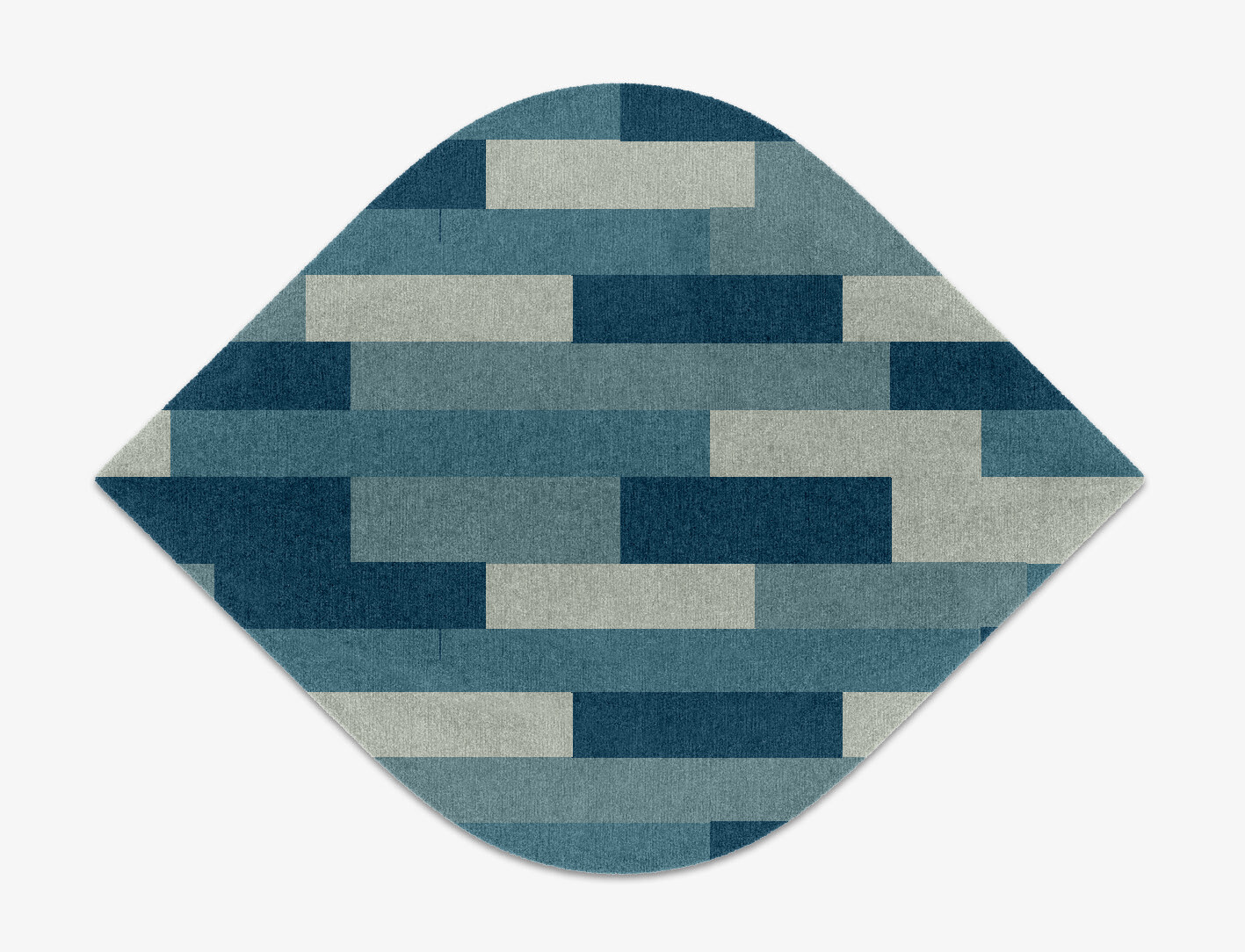 Muralis Geometric Ogee Hand Knotted Tibetan Wool Custom Rug by Rug Artisan