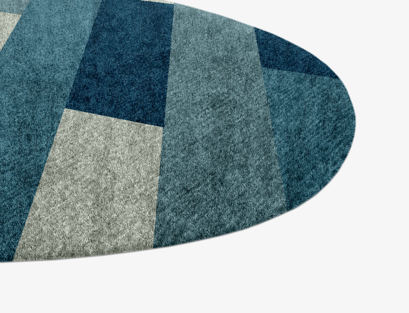 Muralis Geometric Splash Hand Knotted Bamboo Silk Custom Rug by Rug Artisan