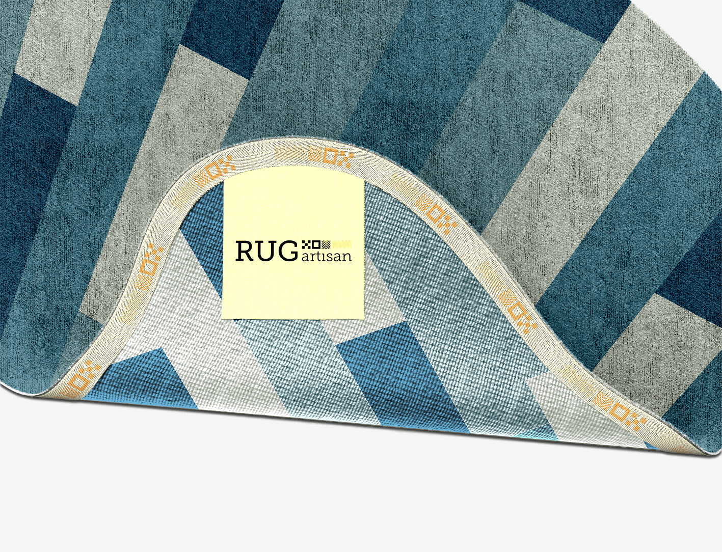 Muralis Geometric Splash Hand Knotted Bamboo Silk Custom Rug by Rug Artisan