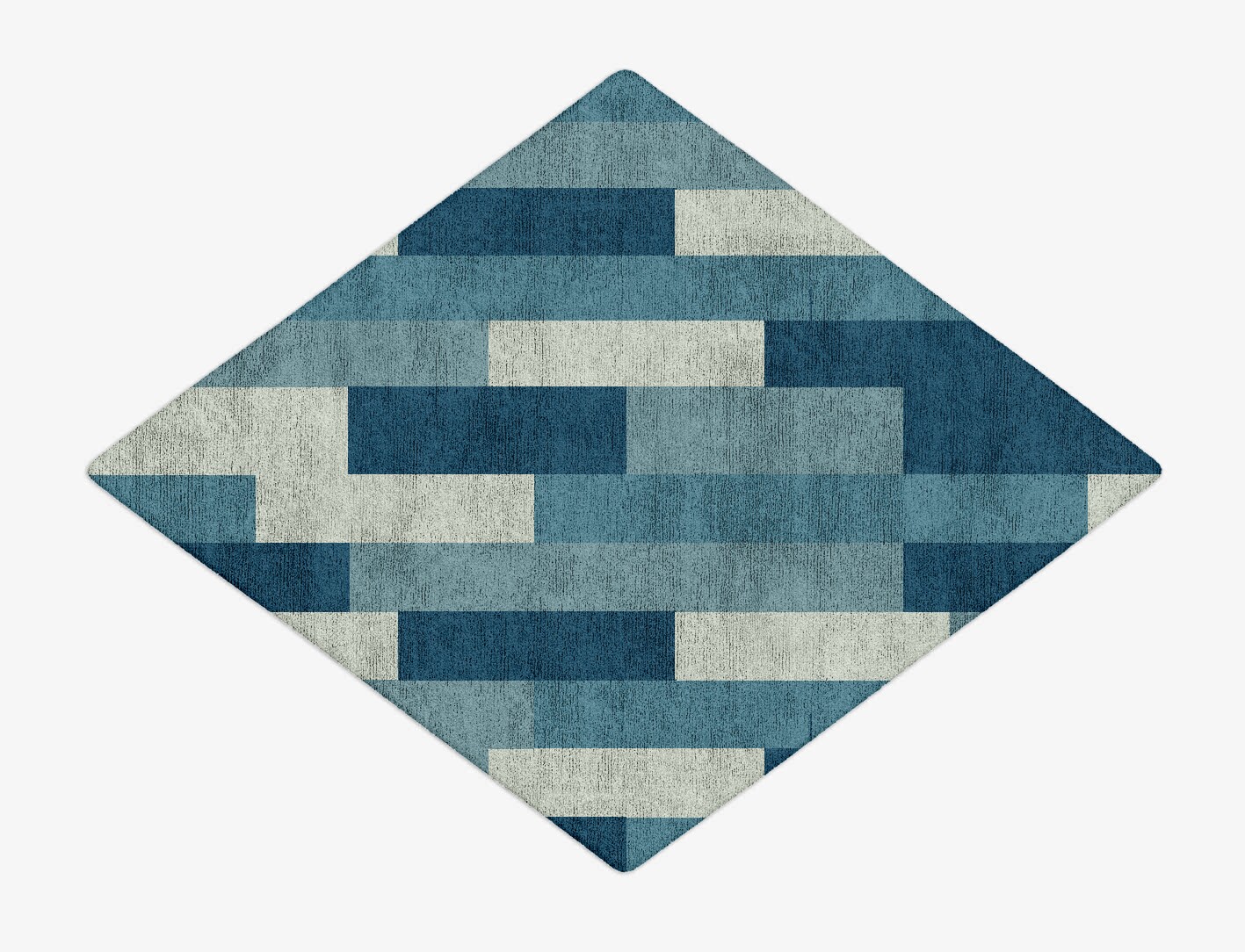 Muralis Geometric Diamond Hand Tufted Bamboo Silk Custom Rug by Rug Artisan