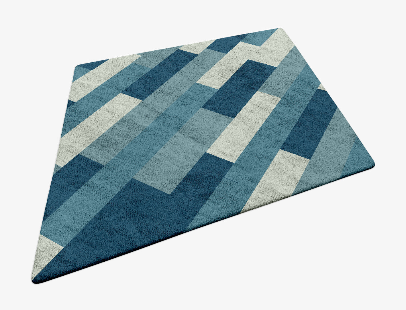 Muralis Geometric Diamond Hand Tufted Bamboo Silk Custom Rug by Rug Artisan