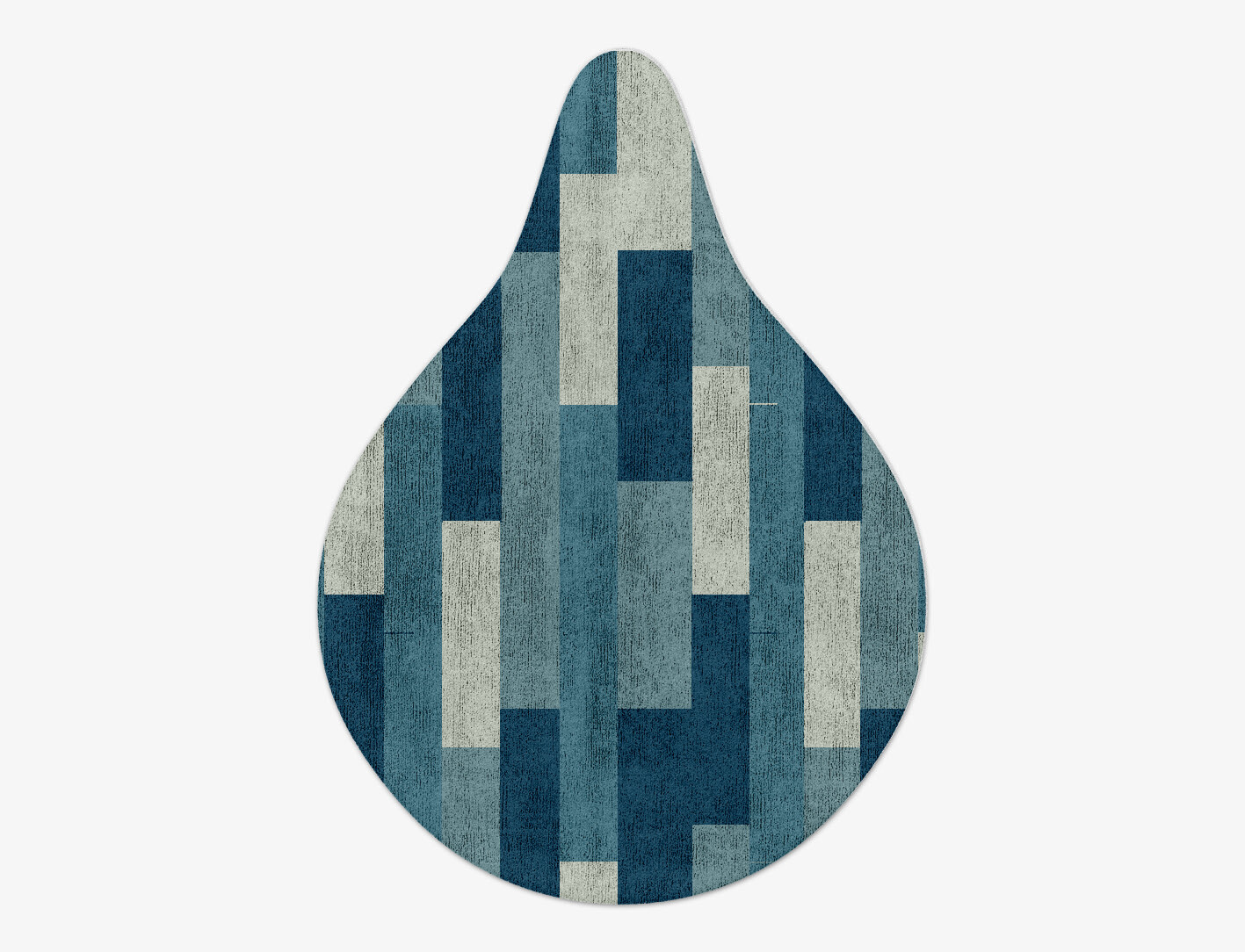 Muralis Geometric Drop Hand Tufted Bamboo Silk Custom Rug by Rug Artisan