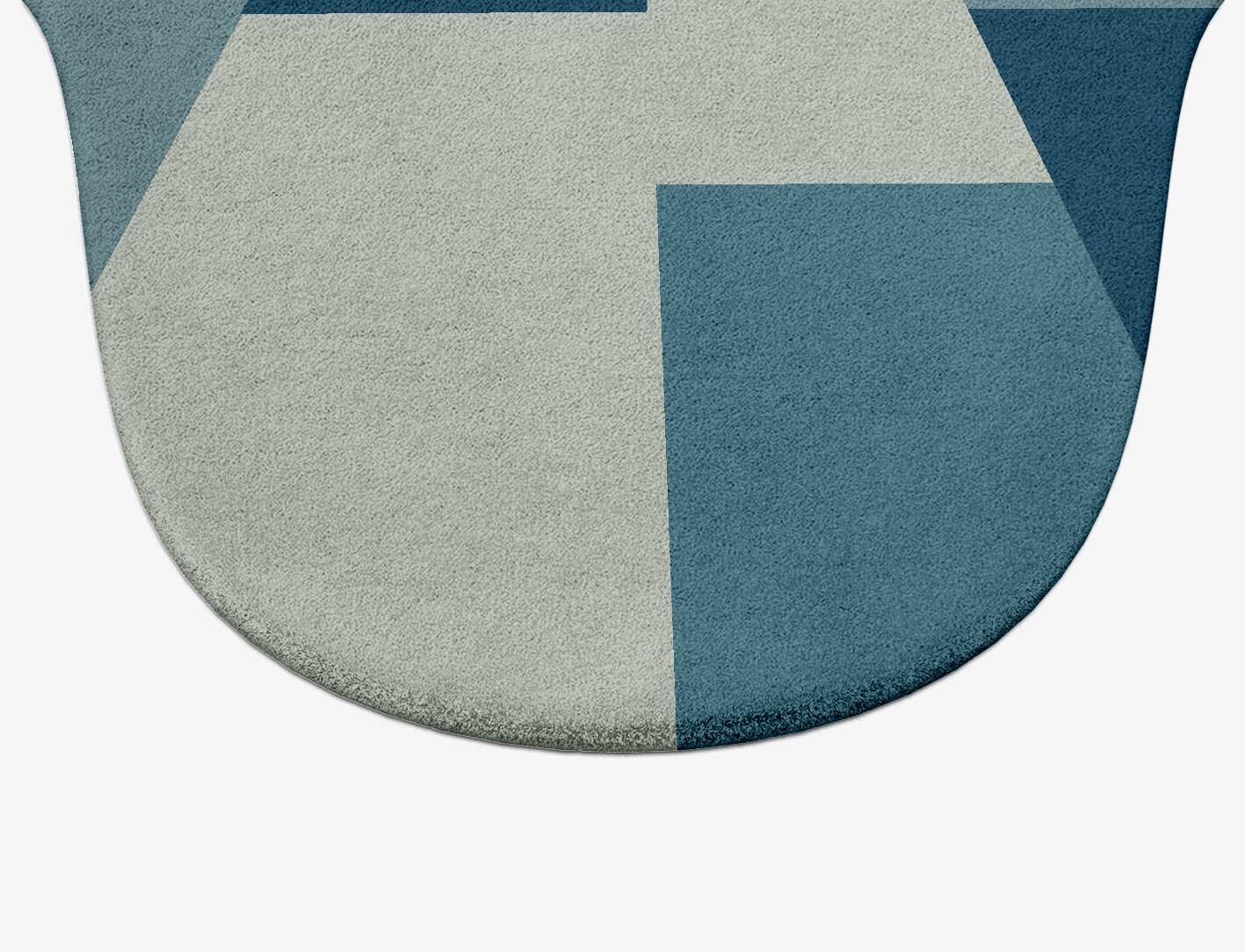 Muralis Geometric Drop Hand Tufted Pure Wool Custom Rug by Rug Artisan