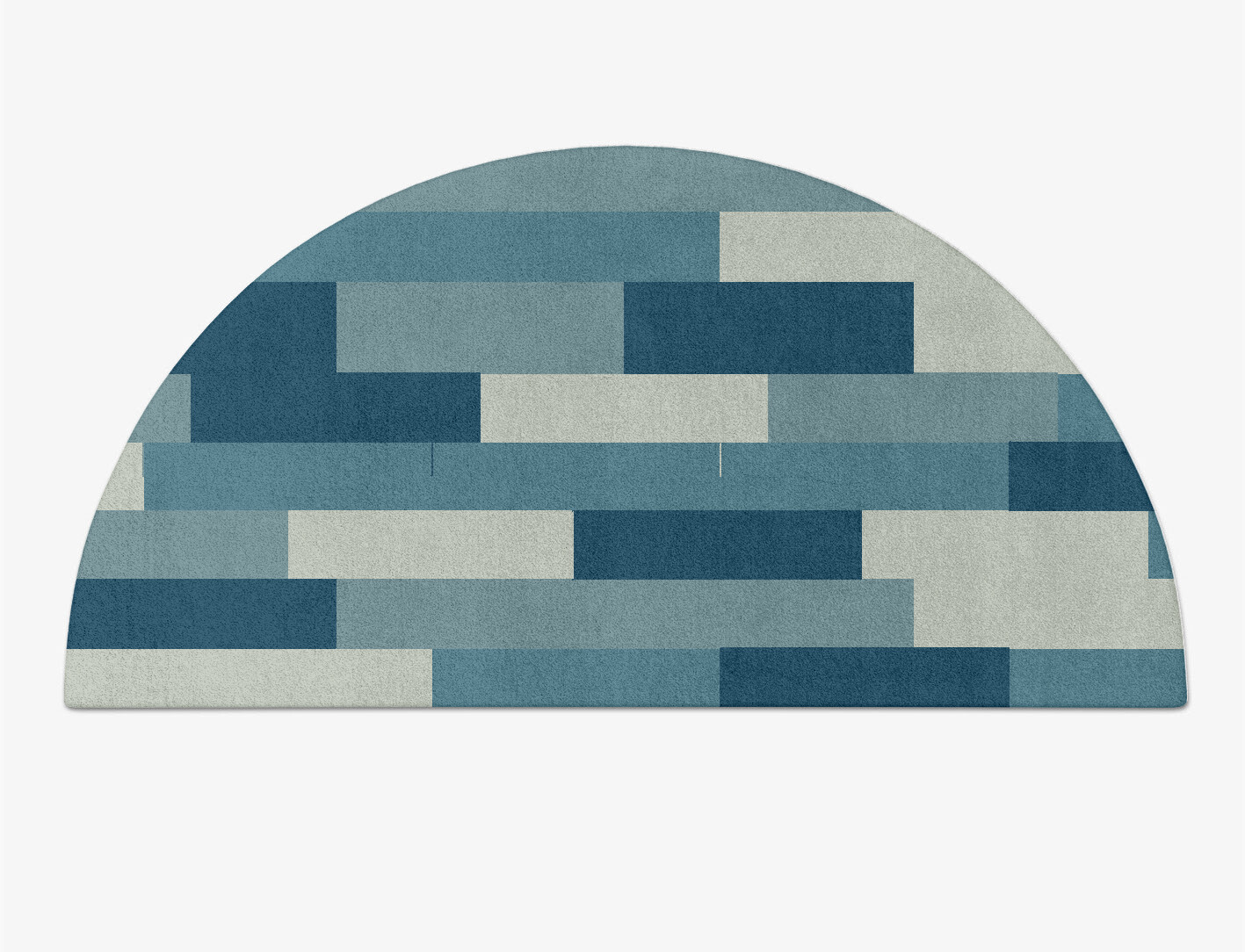 Muralis Geometric Halfmoon Hand Tufted Pure Wool Custom Rug by Rug Artisan