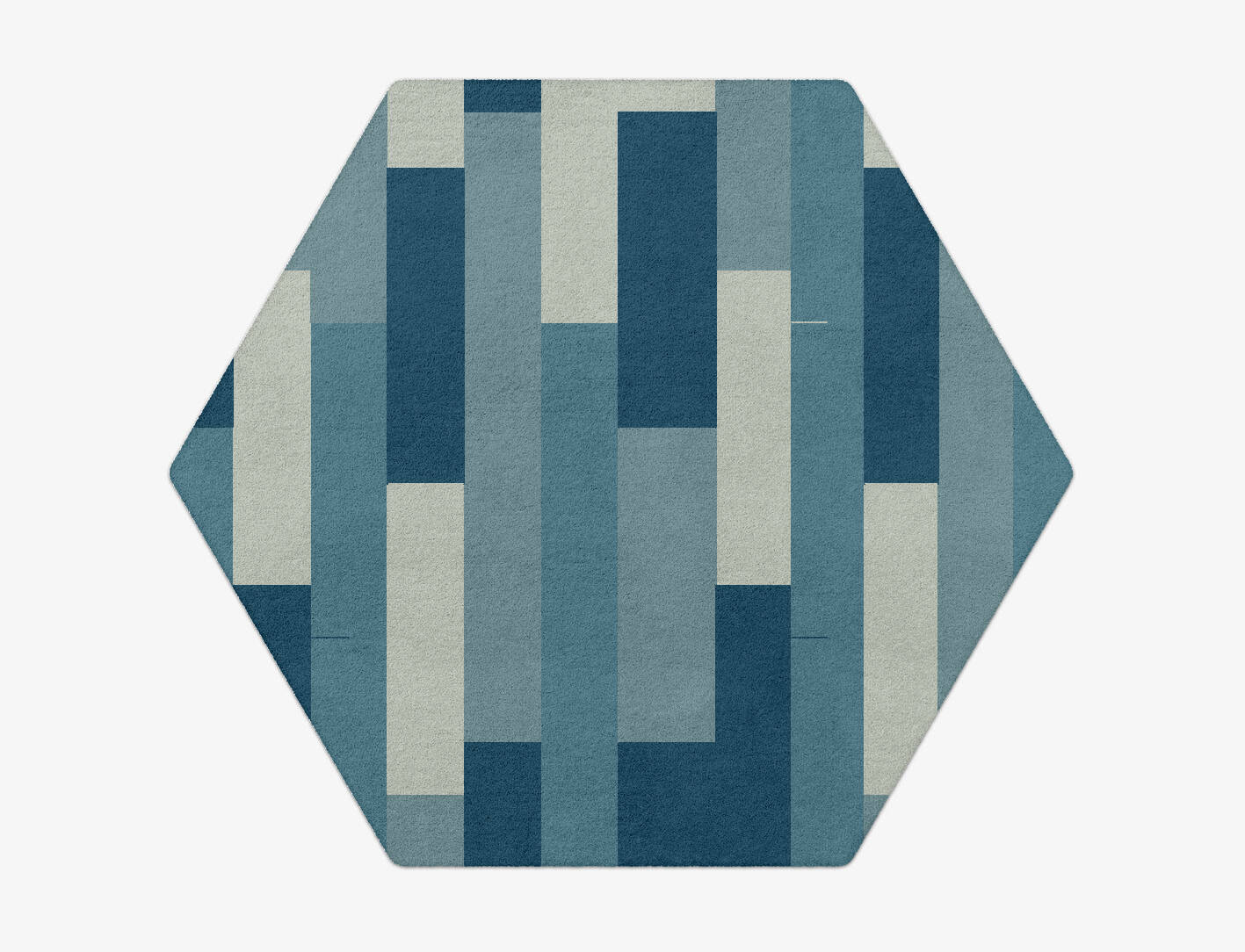 Muralis Geometric Hexagon Hand Tufted Pure Wool Custom Rug by Rug Artisan