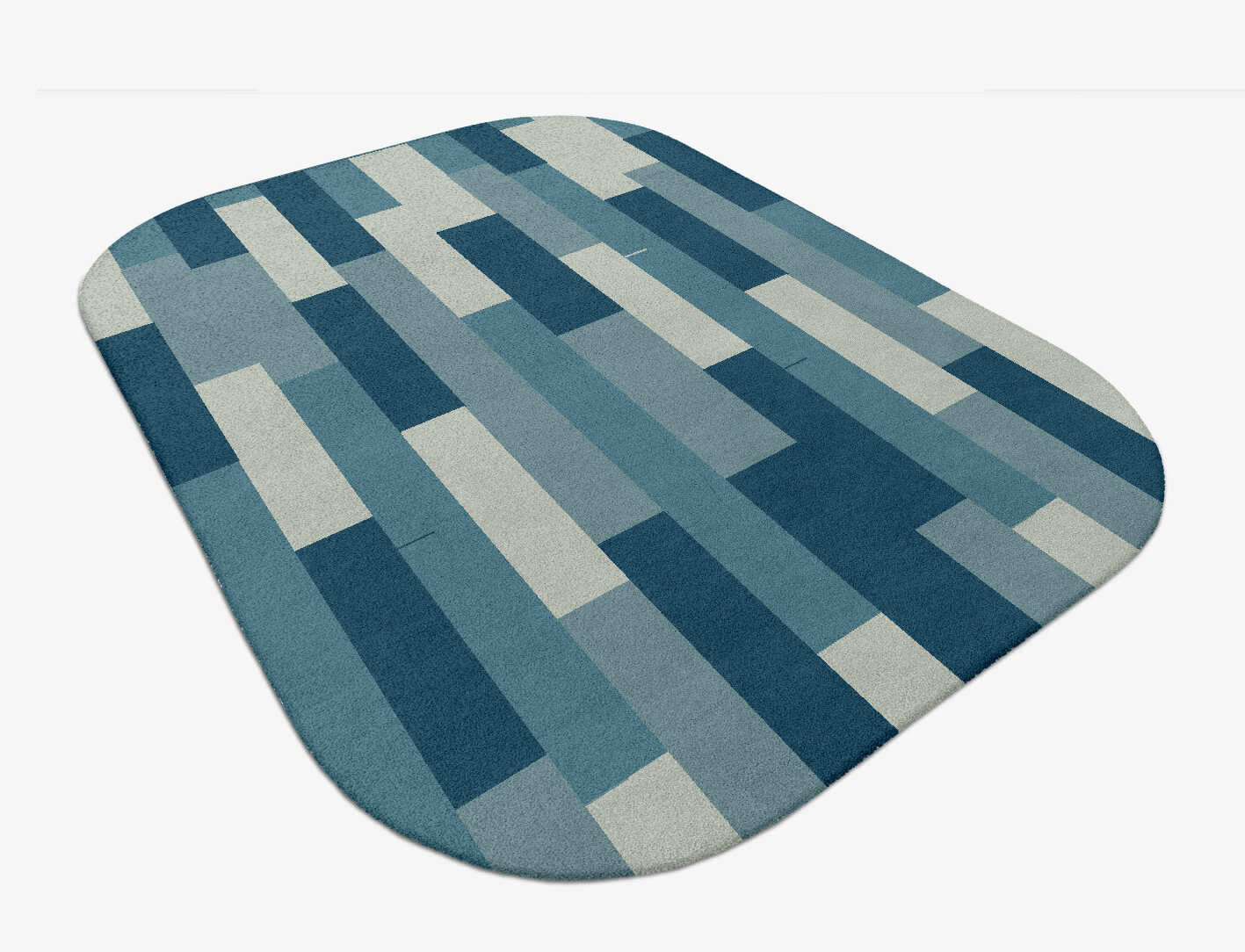 Muralis Geometric Oblong Hand Tufted Pure Wool Custom Rug by Rug Artisan