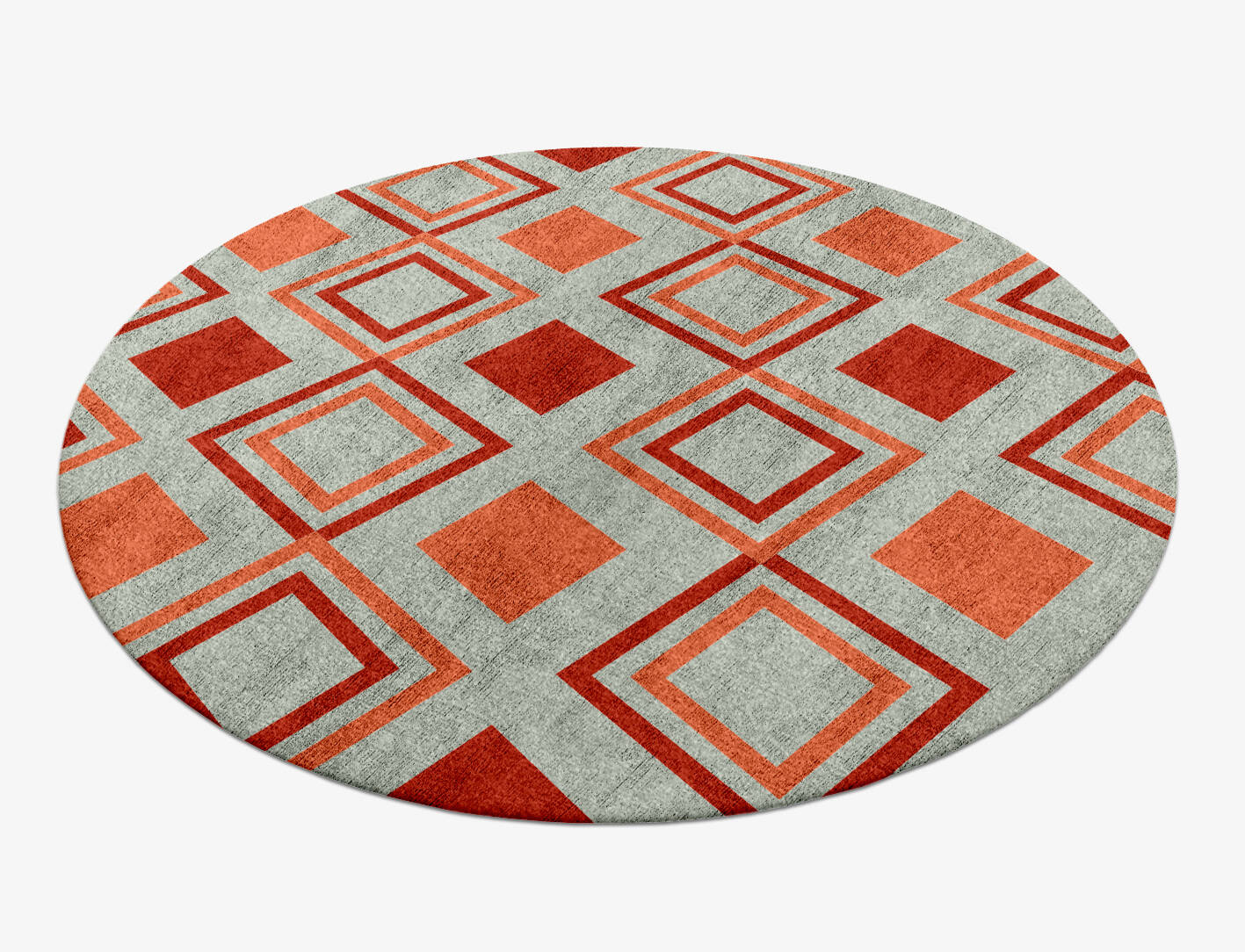 Muster Kids Round Hand Knotted Bamboo Silk Custom Rug by Rug Artisan
