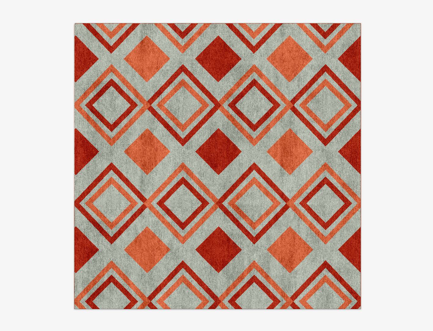 Muster Kids Square Hand Knotted Bamboo Silk Custom Rug by Rug Artisan