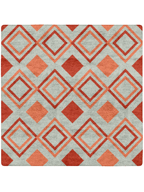 Muster Kids Square Hand Tufted Bamboo Silk Custom Rug by Rug Artisan