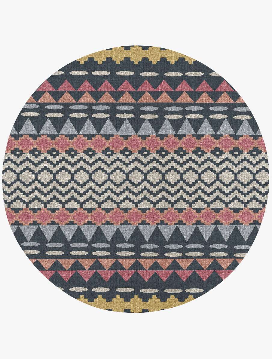 Myriad Flatweaves Round Flatweave New Zealand Wool Custom Rug by Rug Artisan