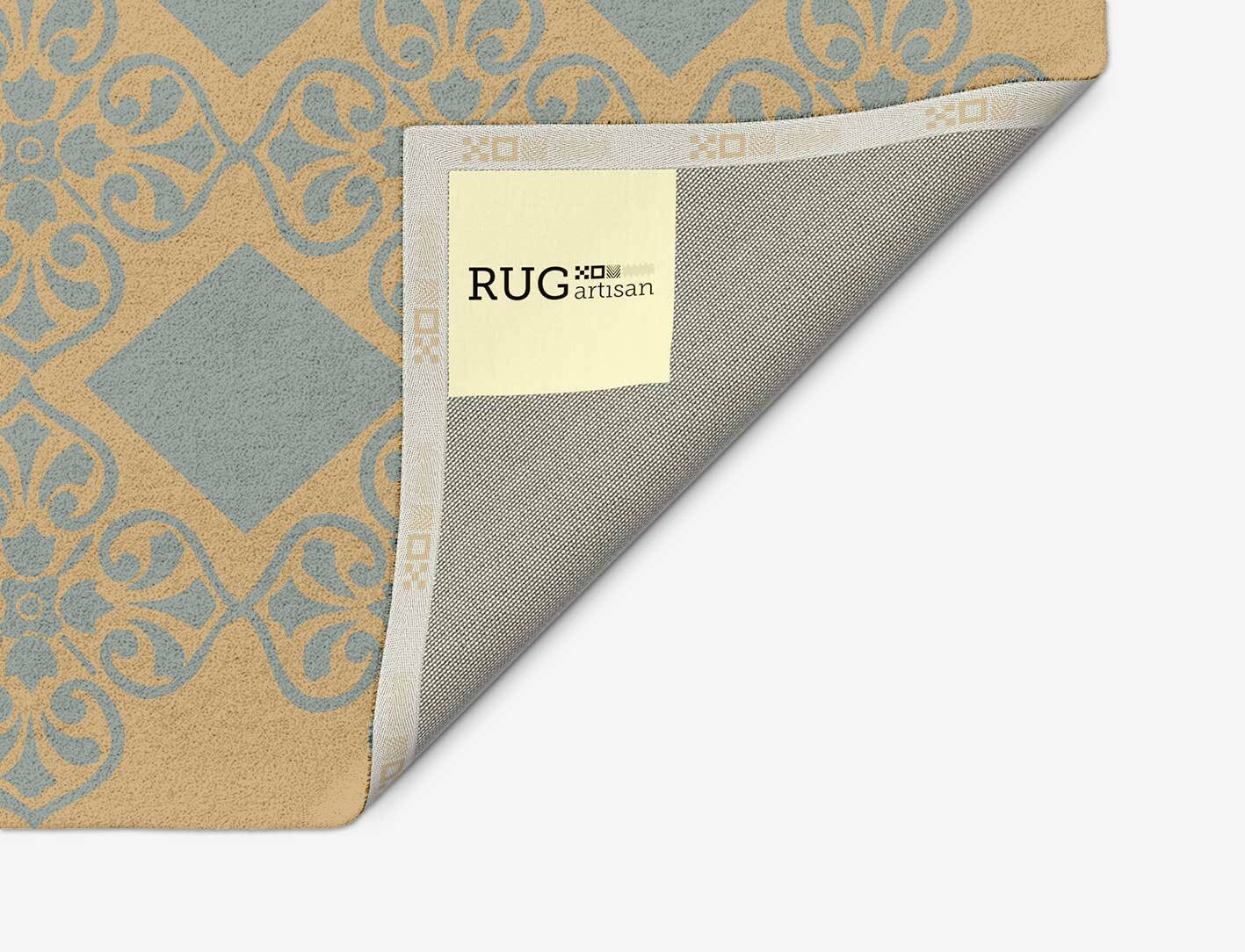 Nadine Blue Royal Arch Hand Tufted Pure Wool Custom Rug by Rug Artisan