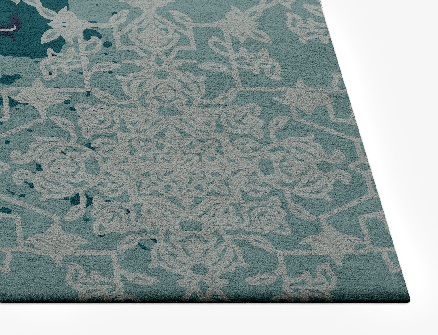 Nain Florentine Persian Bagh Rectangle Hand Tufted Pure Wool Custom Rug by Rug Artisan