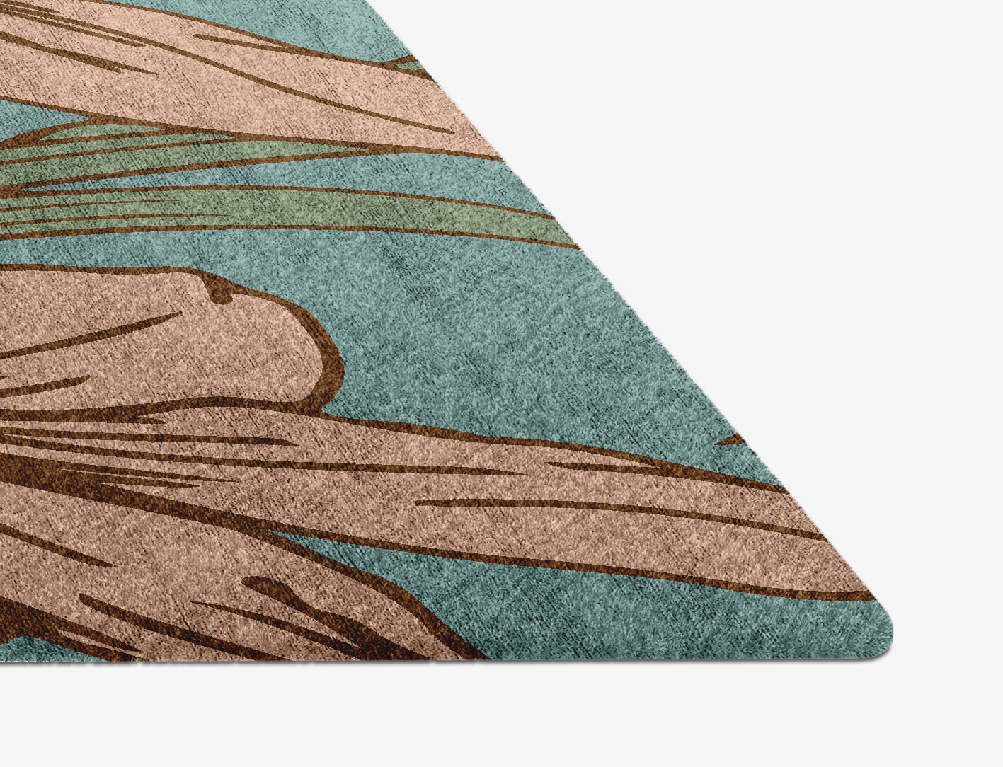 Narcissus Field of Flowers Diamond Hand Knotted Bamboo Silk Custom Rug by Rug Artisan