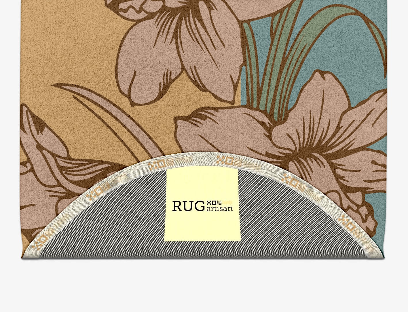 Narcissus Field of Flowers Capsule Hand Tufted Pure Wool Custom Rug by Rug Artisan