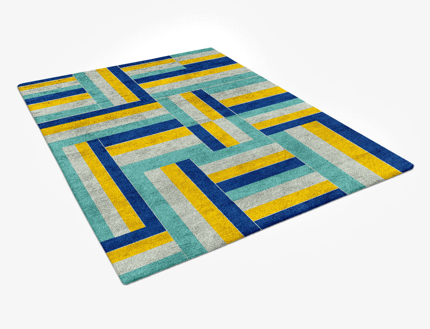 Nautikos Kids Rectangle Hand Tufted Bamboo Silk Custom Rug by Rug Artisan