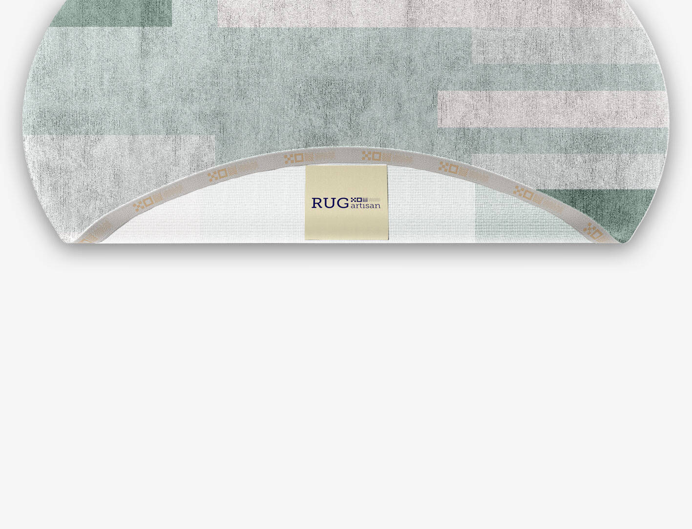 Naz  Oval Hand Knotted Bamboo Silk Custom Rug by Rug Artisan
