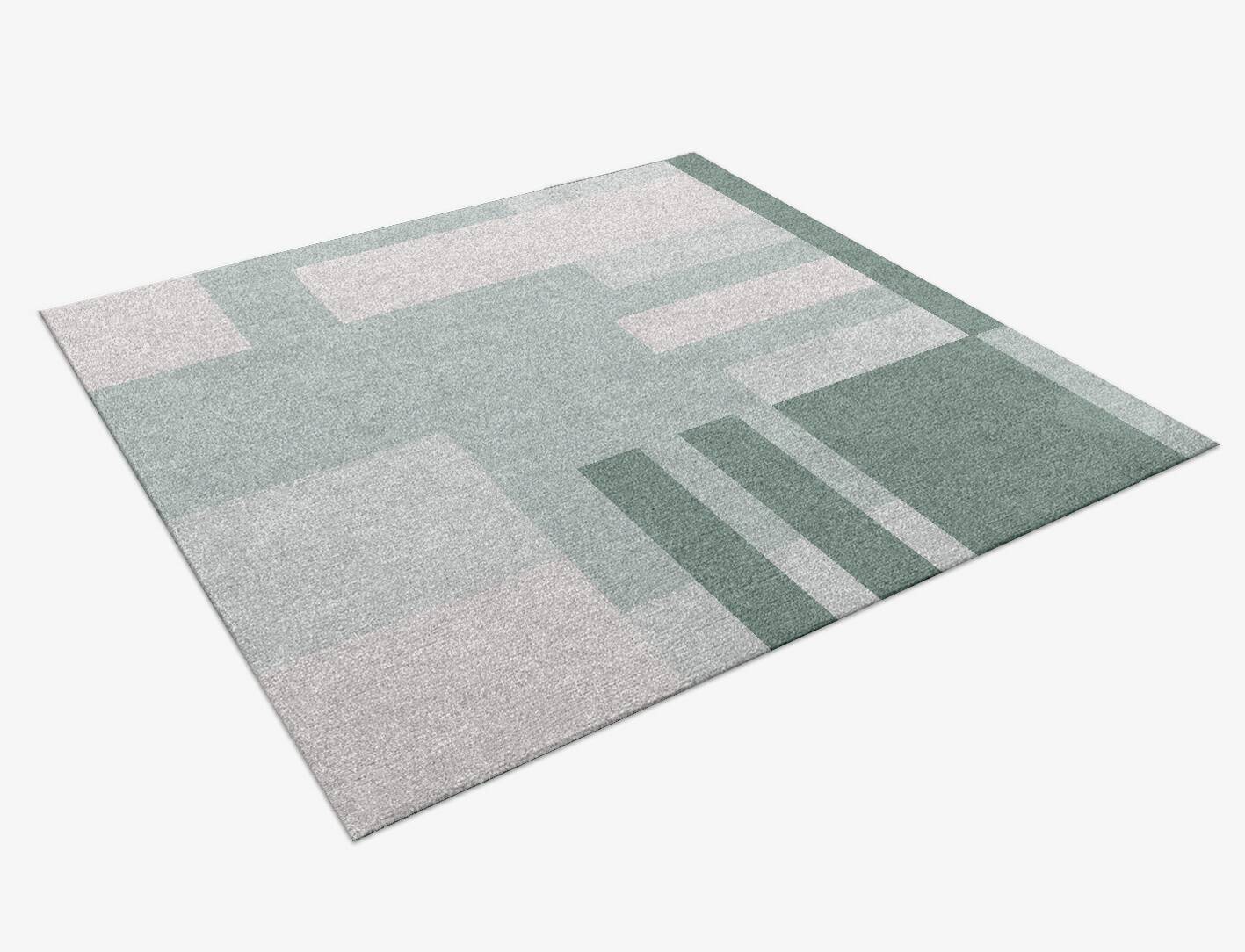 Naz  Square Hand Knotted Tibetan Wool Custom Rug by Rug Artisan