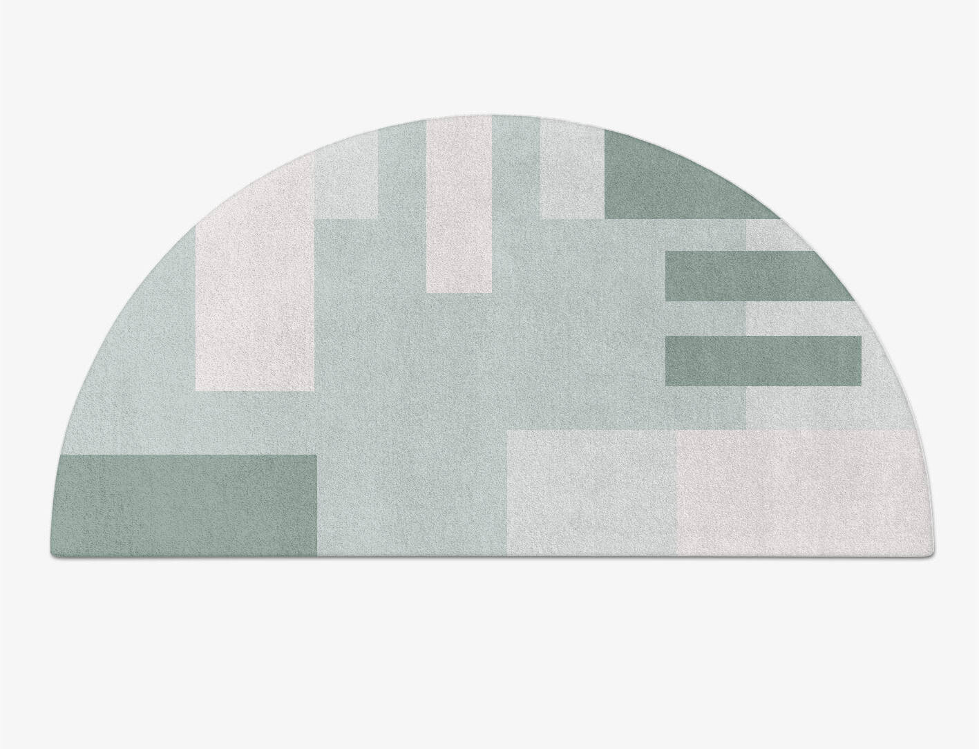 Naz  Halfmoon Hand Tufted Pure Wool Custom Rug by Rug Artisan