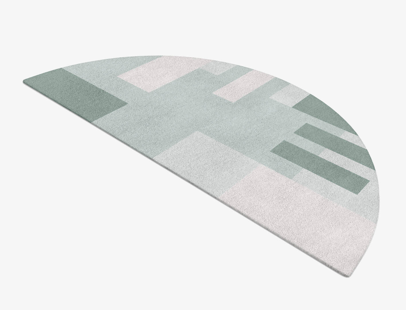 Naz  Halfmoon Hand Tufted Pure Wool Custom Rug by Rug Artisan