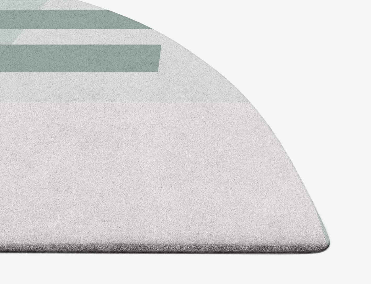 Naz  Halfmoon Hand Tufted Pure Wool Custom Rug by Rug Artisan