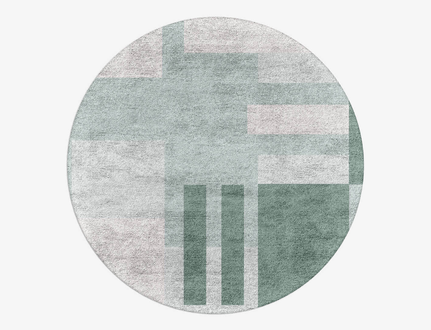 Naz  Round Hand Tufted Bamboo Silk Custom Rug by Rug Artisan