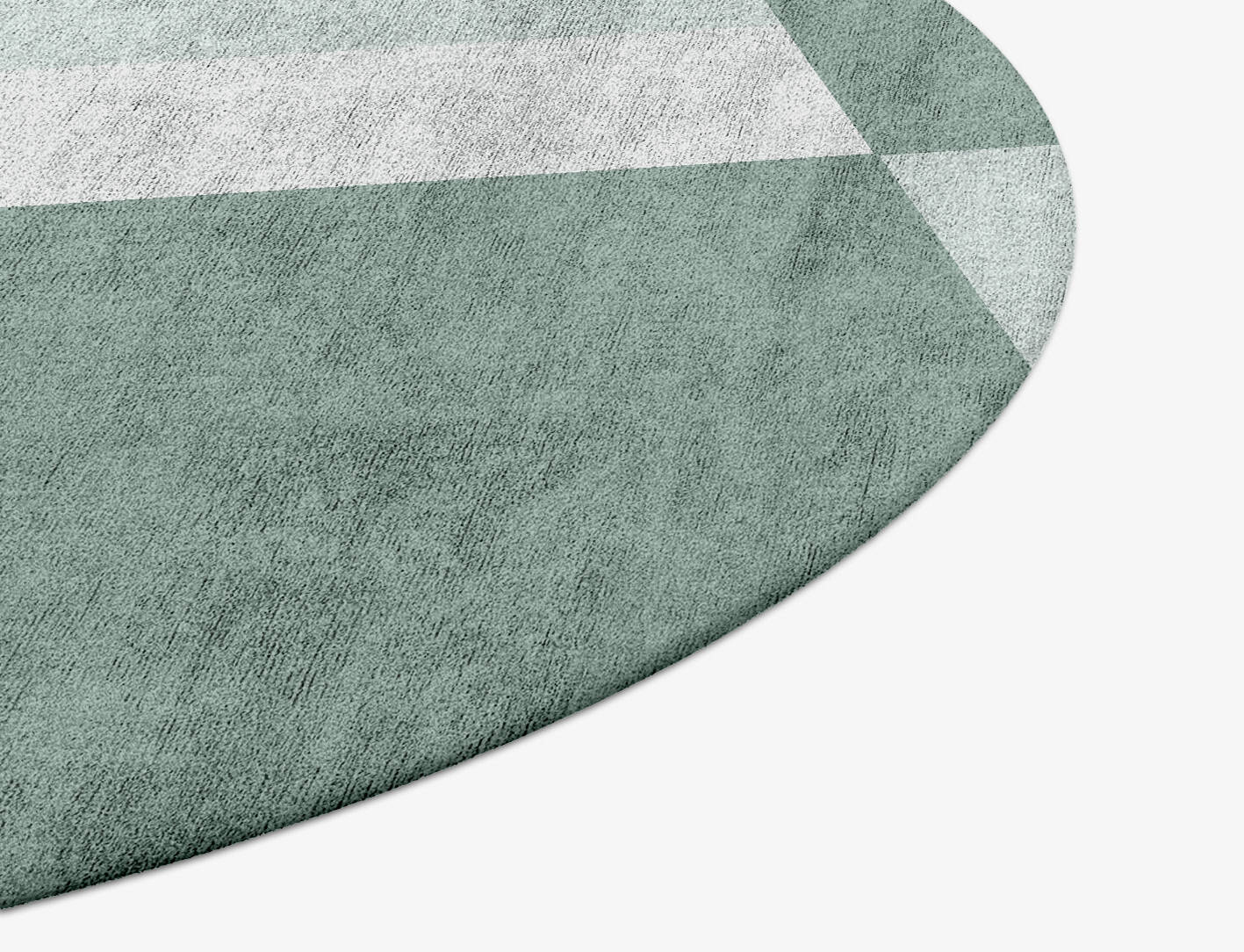 Naz  Round Hand Tufted Bamboo Silk Custom Rug by Rug Artisan