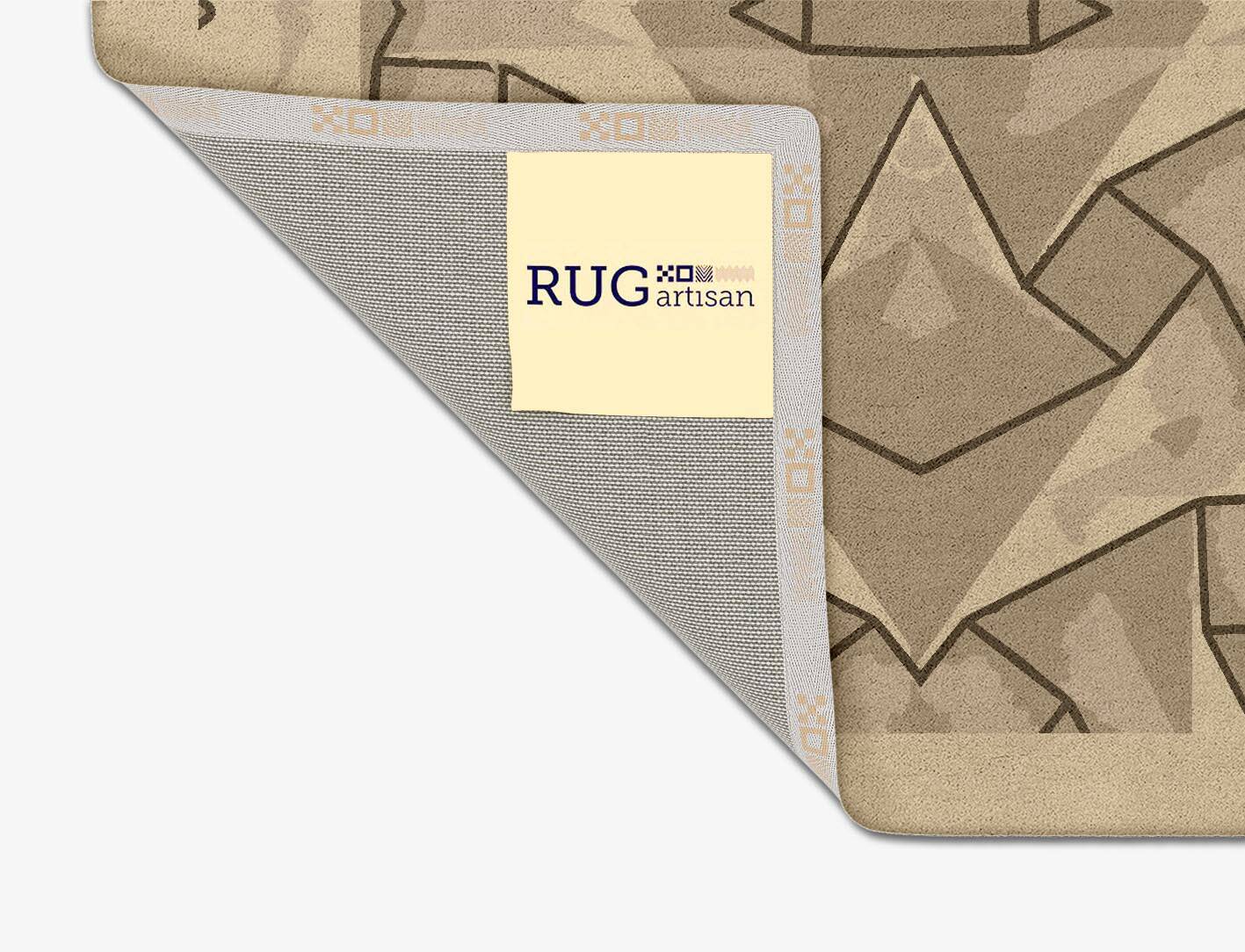 Neko Origami Square Hand Tufted Pure Wool Custom Rug by Rug Artisan