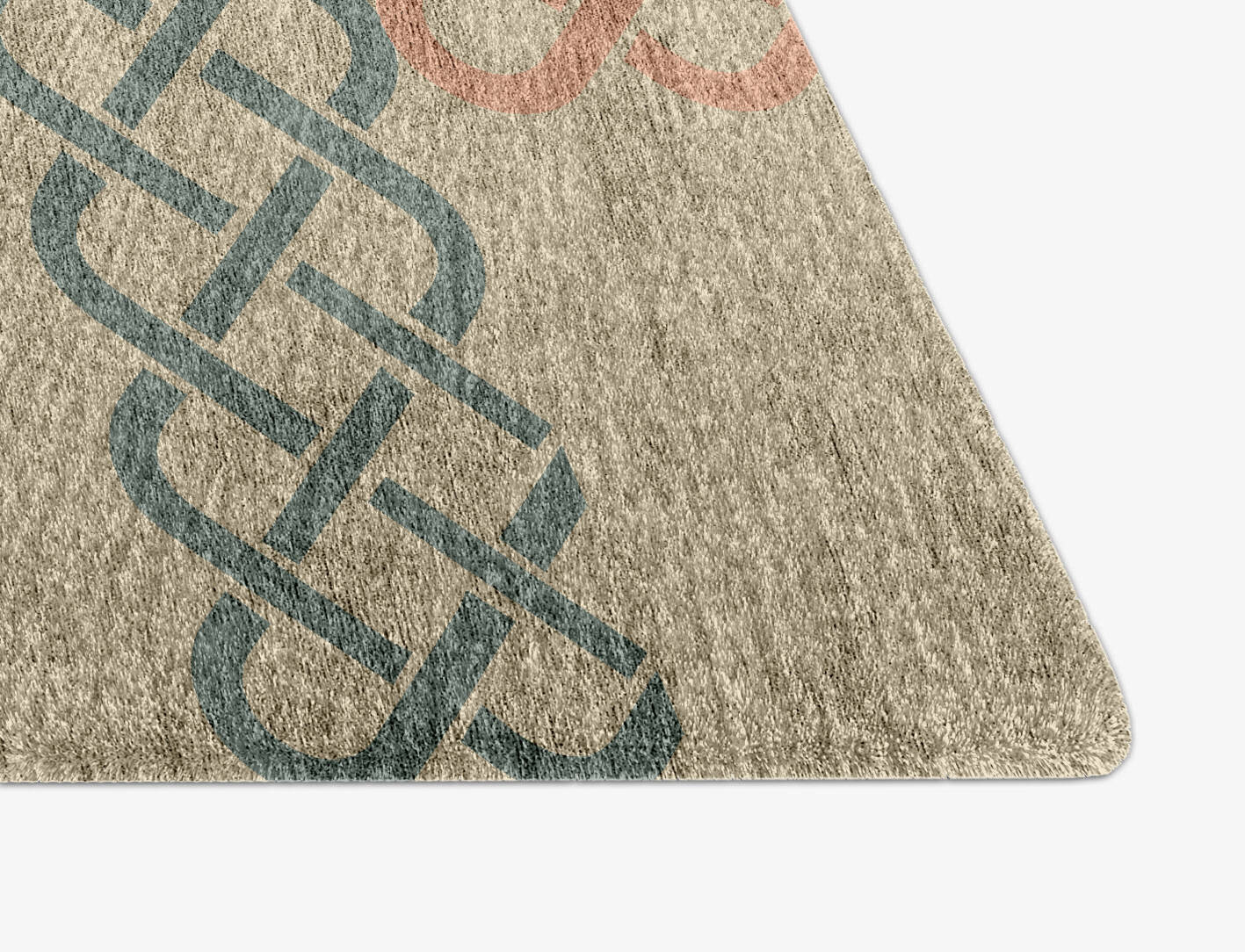 Nellie Blue Royal Arch Hand Knotted Bamboo Silk Custom Rug by Rug Artisan