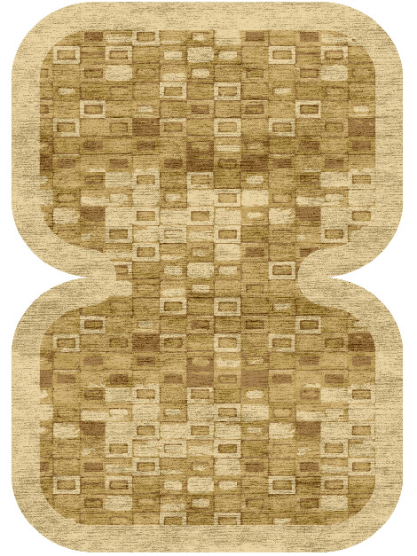 Neolithic Origami Eight Hand Knotted Bamboo Silk Custom Rug by Rug Artisan
