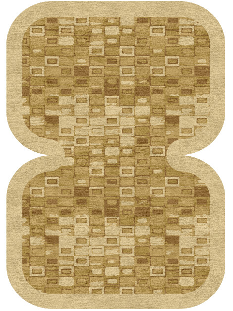 Neolithic Origami Eight Hand Knotted Tibetan Wool Custom Rug by Rug Artisan